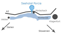 anfahrtsskizze seehotel porcia